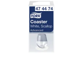 Onderzetter Tork geschulpt extra dik 250st wit 474474
