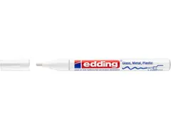 Paintmarker edding 751 op oliebasis 1-2mm creatief wit