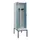 PBM-locker met bank,HxBxD 2120x600x815mm,2vak,vak B 300mm,draaigrendel