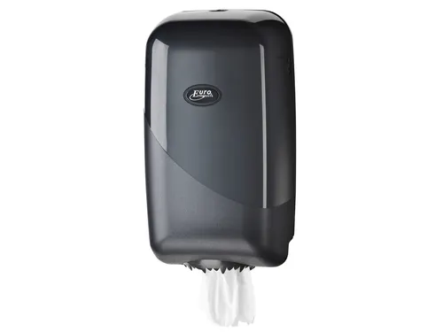 Poetspapierdispenser Pearl Line P17 klein zwart 431155