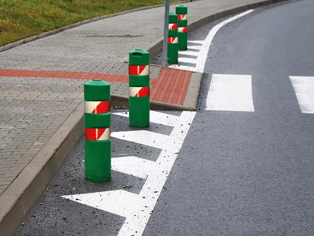 Reflecterende tape Rood Wit 5 cm x 5 m met honingraatpatroon