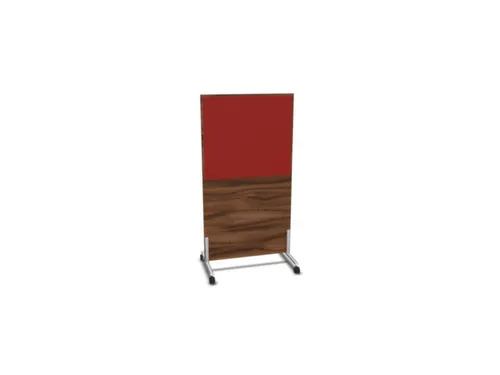 scheidingswand,HxB 1545x800mm,NP-tiepolo nut,BN4011-rood