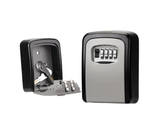 Sleutelkluis met combinatieslot 11.9 x 8.5 x 3.6cm Zwart Grijs - 4