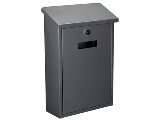 Rio Brievenbus Zilvergrijs Wand- en Paalmontage Incl. 2 Sleutels