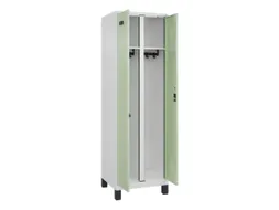 locker voor scheiding van kleding,HxBxD 1950x600x500mm,2vak