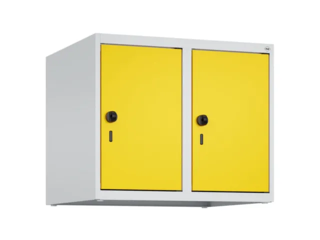 opzetkast,v. locker,2vak.,vak B 300mm,HxBxD 500x600x500mm,draaigrendel