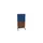 scheidingswand,HxB 1545x800mm,NP-tiepolo nut,BN6016-blauw