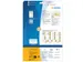 Etiquette HERMA 5144 99,1x67,7mm jaune néon 160 pièces