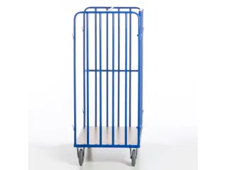 pakketwagen,draagverm. 600kg,laadvl. LxB 1200x770mm,houtetage,RAL5010 - 4