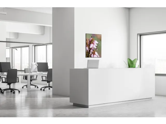 Wanddecoratie Textiel Set A1 Roze Bloem Erica