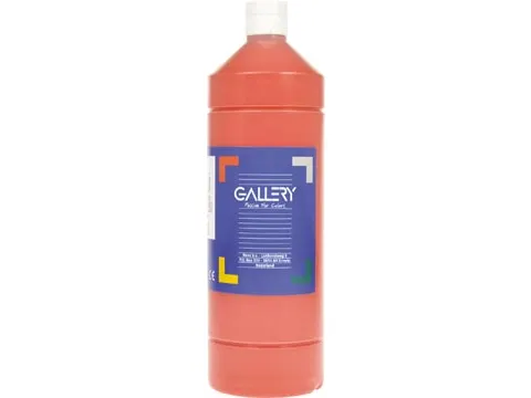 Plakkaatverf Flacon Van 1 Liter Donkerrood