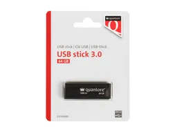 Quantore USB-stick 3.0 64GB Zwart