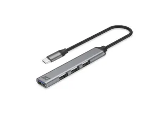 Hub ACT USB-C 3x USB-A 2.0 en 1x USB-A 3.0 - 8