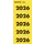 Rugetiket Leitz 2026 geel 100 stuks