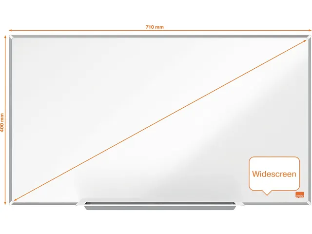 Impression Pro whiteboard, emaille, 71 x 40