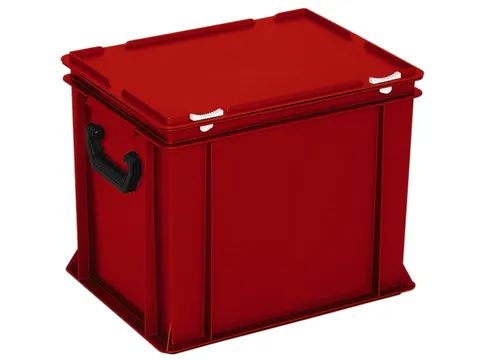 Euronorm Koffer Hxlxb 330x400x300mm 31l 2 Handgrepen Rood