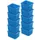 set draaistapelbakken,10-dlg.,HxLxB 245x455x360mm,32l,PP,blauw