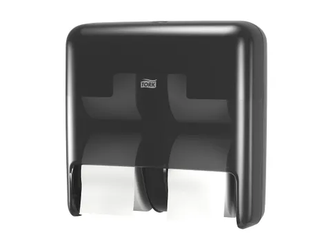 Tork OptiServe Hulsloos 4-rol Toiletpapier Dispenser Zwart