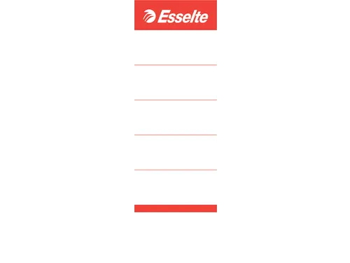 Rugetiket Esselte breed 50x158mm karton wit 100 stuks