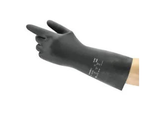 Ansell AlphaTec 29-500 neopreen handschoenen, zwart, maat 8, 12 paar - 1