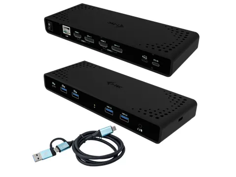 Universal Dual 4K Display Docking Station + Power Delivery 85W