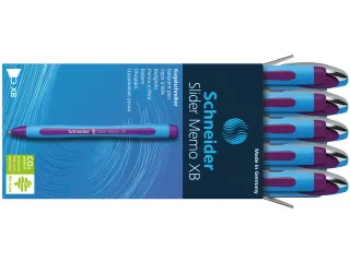 Schneider Balpen Slider Memo XB 1,4mm Paars - 4