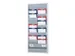 Planning à gouttières renforcées par profils plastique 1278x554mm