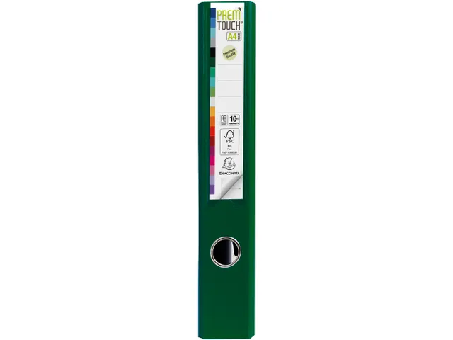 Ordner PP Prem'Touch A4maxi 50mm dogroen