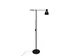 Vloerlamp MAUL Finja excl. LED lamp hg 138cm arm 30cm zwart