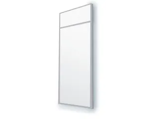 massieve wand,B 1200mm,wandkleur RAL9010,afdekprofielen RAL9010 - 1