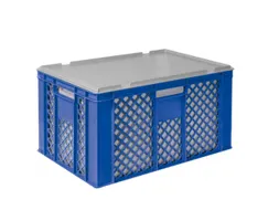 Euronorm-stapelbak,m. isoleerbox,HxLxB 320x600x400mm,63/35l,HDPE
