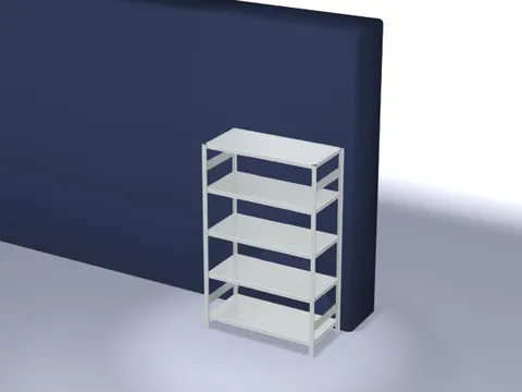 magazijnstelling,grondveld,HxBxD 2000x1360x635mm,vakl. 190kg