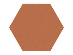 Prikbord Zeshoek Bruin Kleur 2207 Bulletin Paneel Ø 60cm frameloos