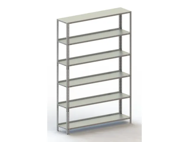 magazijnstelling,grondveld,HxBxD 1850x1254x304mm,vaklast 80kg