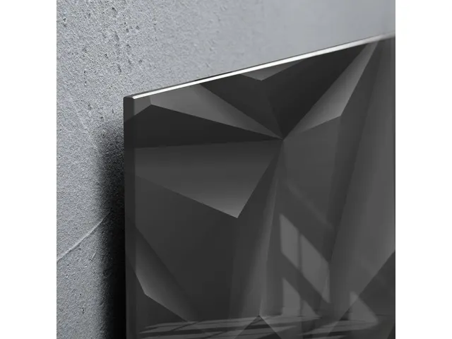 Glas/magneetbord Sigel Artverum 91x46 Zwart Diamond