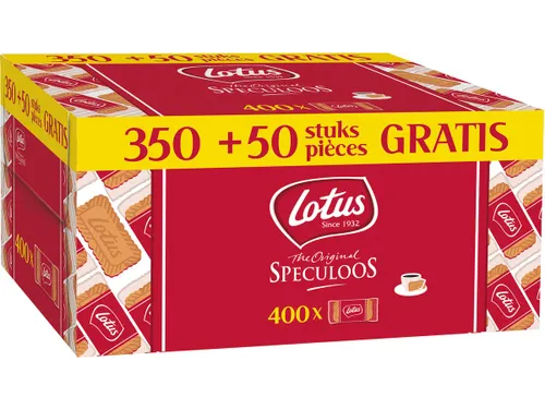 Biscoff Speculoos Per Stuk Verpakt Doos 350 Stuks + 50 Stuks Gratis