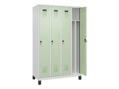 locker voor scheiding van kleding,HxBxD 1950x1200x500mm,4vak