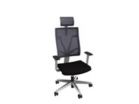 Nowy Styl Bureaustoel 4ME met hoofdsteun Netbekleding In Blauw Onderst