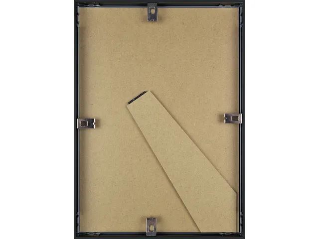 Cadre photo Seco A4 Noir aluminium brossé 11mm
