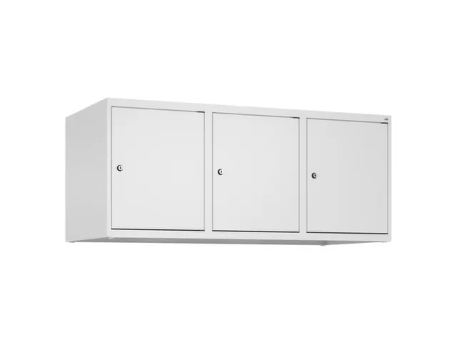 opzetkast,v. locker,3vak.,vak B 400mm,HxBxD 500x1200x500mm