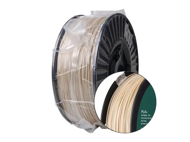 eSUN PLA+ 3D printer Filament 1.75mm Ivoor wit 5kg