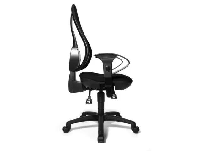 chaise de bureau pivotante,Mécan. synchrone,a. accoudoirs