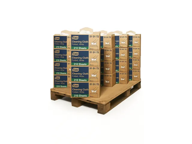Reinigingsdoek Tork W7 Premium dispenser 1-laags wit 510172 Pallet