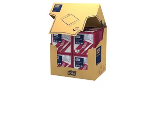 Tork 477618 Soft Dinnerservet Advanced Bordeaux 39x39cm 1/8 vouw - 3