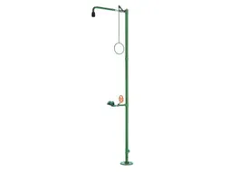 Plens-/Oogdouche,2Sproeikoppen Vast,75L/Min,Aansluiting 1 1/4 Inch Bin