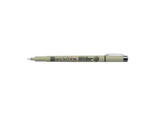 Fineliner Sakura Pigma Micron 04 0.4mm zwart