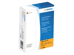 HERMA 4330 Frankeeretiketten enkel met strip 130x40mm 500 Stuks