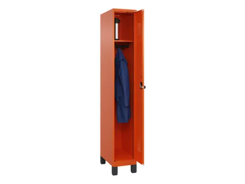 locker,HxBxD 1950x300x500mm,1vak,vak B 300mm,draaigrendel,voeten