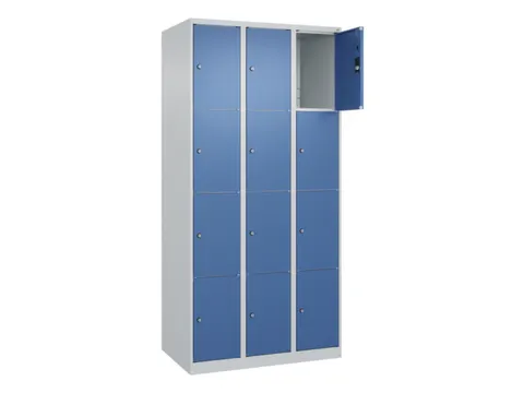 lockerkast,HxBxD 1850x900x500mm,3x4vakken,vak B 300mm,cil.-slot
