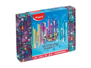 Tekenset Maped Color'Peps glitter 31-delig assorti - 1